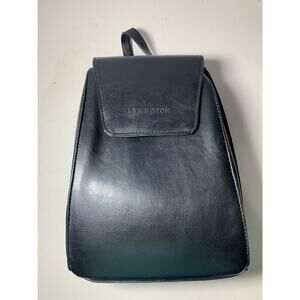 Lexington Brand Small Leather With Hard Shell Ladies Backpack